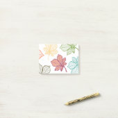 Stijlgevende bladeren 8 post-it® notes (Op bureau)