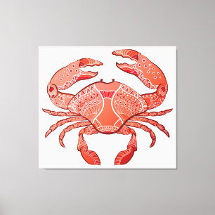 Stijlkrab Canvas Afdruk