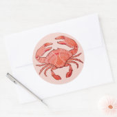 Stijlkrab Ronde Sticker (Envelop)