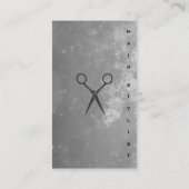 Stijllijst met Posh Blue Grey Texture Visitekaartje (Achterkant)