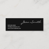 Stijllijst van de Mode van de Vette Grens Mini Vis Mini Visitekaartje (Achterkant)