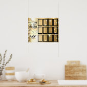 Stijllijst van de schoonheidssalon van de Maand we Poster (Keuken)