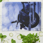 stijlmotor in Blue Kitchen Towel Theedoek (Gevouwen)