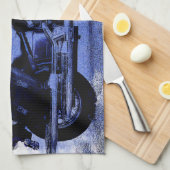 stijlmotor in Blue Kitchen Towel Theedoek (Quarter Fold)