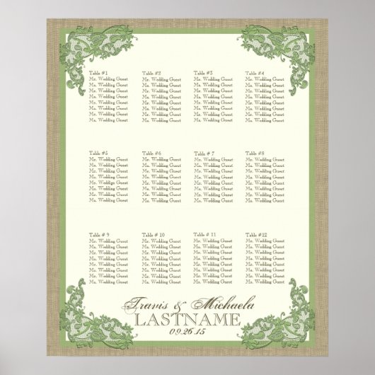 stijlontwerp groen poster (Voorkant)