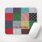  stijlpatchwork-constructieontwerp kleurrijk muismat (Met muis)