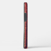  stijlpatriottische stripe telefoontas Case-Mate iPhone case (Achterkant / Rechts)