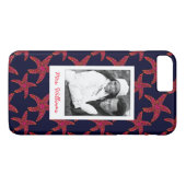 Stijlpatroon voor Starfish | Uw foto en naam Case-Mate iPhone Case (Achterkant (Horizontaal))
