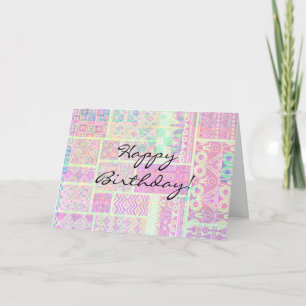 stijlquilt Block Generic Birthday Kaart