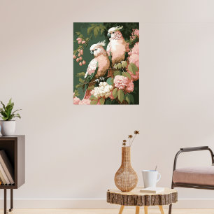  stijlroze coachen met Cherry Blossom Poster