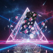 Stijlroze en rode bloemen  Botanisch Case-Mate iPhone Case