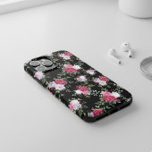 Stijlroze en rode bloemen  Botanisch Case-Mate iPhone Case