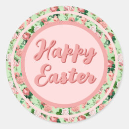  Stijlroze rozen Ronde Sticker