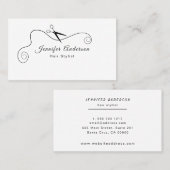 Stijlschaar zwart-wit Visitekaartje (Voorkant / Achterkant)