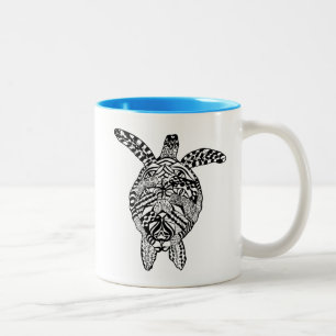Stijlschildpad Tweekleurige Koffiemok