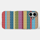 Stijlstrips van brei Case-Mate iPhone case (Achterkant (horizontaal))