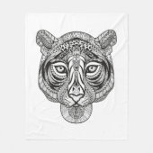 Stijltijger Fleece Deken (Voorkant)