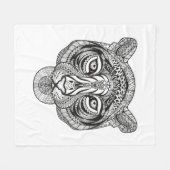 Stijltijger Fleece Deken (Voorkant (Horizontaal))