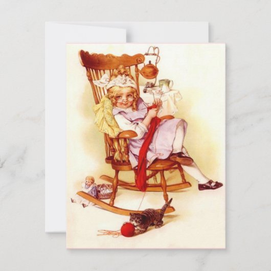  Stijluitnodigingen naaldprikbrei Kaart (Voorkant)