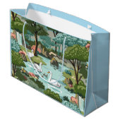 Stijlverf van het meer van Swan door Aantal Groot Cadeauzakje (Achterkant Gekanteld)