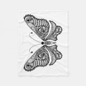 Stijlvlinder Fleece Deken (Voorkant)