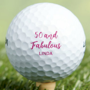Stijlvol 50ste cadeau voor tante – zo fabuleus en golfballen
