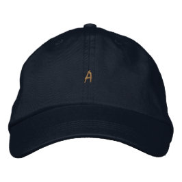Stijlvol A Alfabet Gedrukt-Pet Navy Outdoor Casual Geborduurde Pet