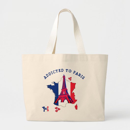 Stijlvol aan PARIS Grote Tote Bag (Voorkant)