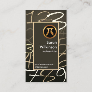 Stijlvol aantal graffiti Border Wiskunde Statistis Visitekaartje
