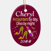STIJLVOL ACCOUNTANT GEPERSONALISEERD ORNAMENT (Achterkant)