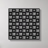 Stijlvol Afbeelding, ontwerp of zakelijk Logo-patr Canvas Afdruk (Voorkant)