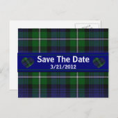 Stijlvol afgespeeld Save the Date Briefkaart (Voorkant / Achterkant)