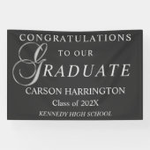 Stijlvol Afstuderen Spandoek (Horizontaal)