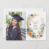 Stijlvol Afstuderen van de Veerbloem Aankondiging (Voorkant)