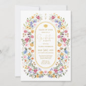 Stijlvol Afstuderen van de Veerbloem Kaart (Voorkant)