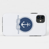 Stijlvol Anchor en Rope Case-Mate iPhone Case (Achterkant (horizontaal))