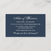 Stijlvol Antiek Visitekaartje (Achterkant)