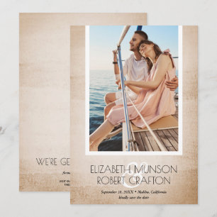 Stijlvol Antiek voor fotobruiloft Save The Date