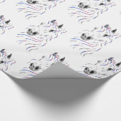 Stijlvol Arabisch paard Cadeaupapier (Hoek)