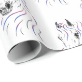 Stijlvol Arabisch paard Cadeaupapier (Rol Hoek)