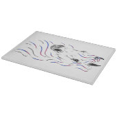 Stijlvol Arabisch paard Snijplank (Hoek)