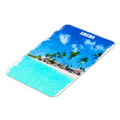 Stijlvol Aruba Caribbean Beach Paradise Magneet (Linkerzijde)
