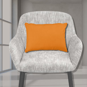 Stijlvol Basis Tangerine Oranje Effen Kleur 28x40 Accent Kussen