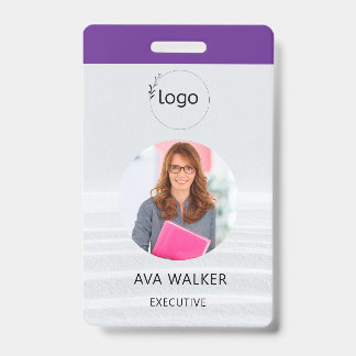 Stijlvol Bedrijfsfotobadge voor Werknemers Badge