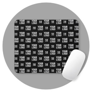 Stijlvol beeld-, ontwerp- of bedrijfslogo-patroon muismat