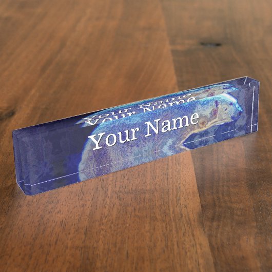 Stijlvol Beer Naambordje (Zijkant)