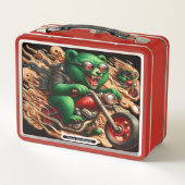 Stijlvol Beer op een motorfiets (Achterkant)