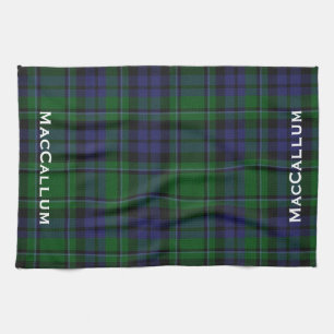 Stijlvol blauw en groen MacCallum Tartan Theedoek