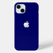 Stijlvol blauw Hoesje voor Apple iPhone 15 Plus (Achterkant)