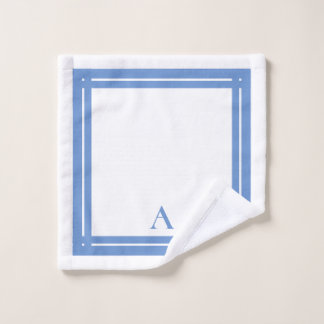 Stijlvol blauwe gepersonaliseerde hotel sportieve bad handdoek